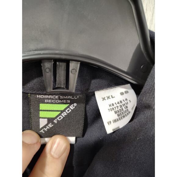 Lot Of 3 VF Image Wear The Force Men's Black Uniform Shirt Size 2xl Security - Picture 3 of 7